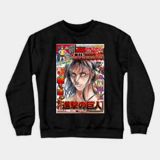 Attack on tittan Magazine Crewneck Sweatshirt